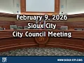 City of Sioux City Council Meeting - February 9 2026
