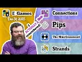 NYT Connections Pips Mini Crossword and Strands Dec 31 2025