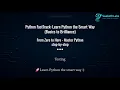 Python Testing Tutorial for Beginners assert unittest Calculator Class Example