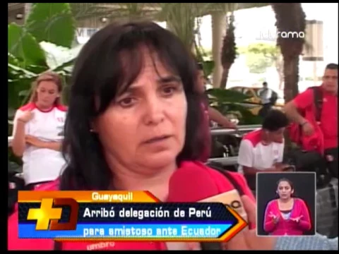 Arribó delegación de Perú para amistoso ante Ecuador