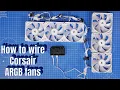 How to connect Corsair ARGB PWM fans to your motherboard or a Commander Duo controller