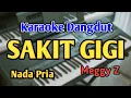 Download Lagu SAKIT GIGI - KARAOKE || NADA PRIA COWOK || Meggy Z || Audio HQ || Live Keyboard