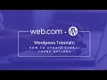WordPress Tutorial How to Update Global Theme Options
