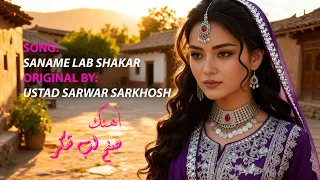 New Hazaragi Song Saname Lab Shakar آهنگ جدید صنم لب شکر Sarwar Sarkhosh 