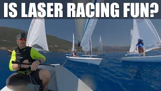 Onboard the ILCA Laser  My first race