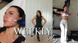 WEEKLY VLOG: balancing work life and mom life, workout, facials and more