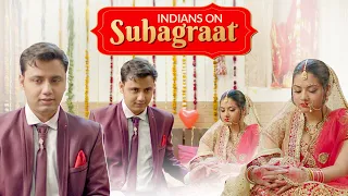 indians on suhagraat ft rrajesh yadav ravina singh honest middle class suhagraat mensxp sketch