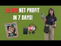 2 010 Net Profit in 7 Days Best Selling Week Top Sales On All Platforms