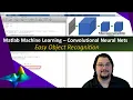 Convolutional Neural Network in Matlab For Object Recognition - Matlab Tutorial