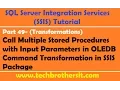 SSIS Tutorial Part 49-Multiple Stored Procedures w Input Parameters in OLEDB Command Transformation