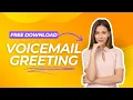 Download Lagu Female Voicemail Greeting (HQ, FREE DOWNLOAD)