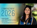 Julia Michal Cervantez UC San Diego Commencement 2026 Student Speaker
