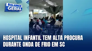 frio aumenta procura e hospital infantil de sc enfrenta superlota o