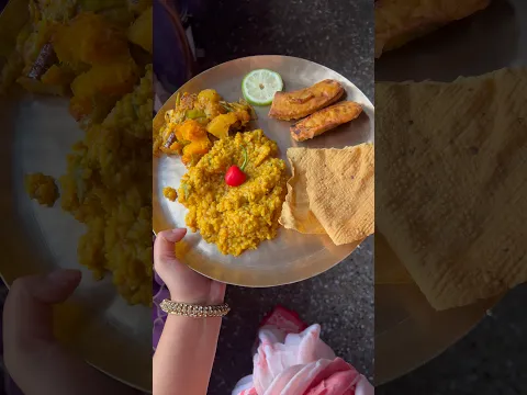 BHOG Thali !! Duniya ka sab khana se hatke swaad #shorts #youtubeshorts