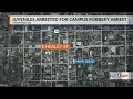 Four juveniles detained one facing charges after robbery on U of I campus