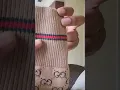 Gucci GG cotton socks with web review
