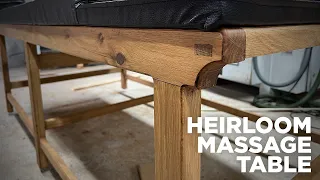 Building an Oak Massage Table Mortise Tenon Mistakes Included