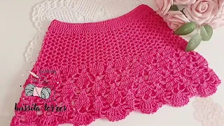 ¡Te Encantara Tejerlo es tan Fácil y Rápido! Nuevo Patrón de Ganchillo👌#crochet #ganchillofacil