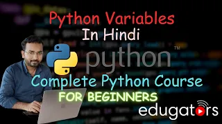4 Python Variables - Python Tutorial For Beginners in Hindi