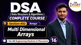 Multi-Dimensional Array Explained 3D Array in Python DSA Complete Course Arrays Day 16