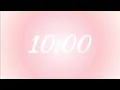 Aesthetic Pink Aura Countdown Timer 10 Minute Timer Soft Minimal Background