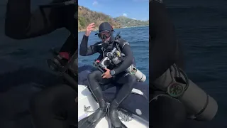 Yes, I dive alone. #scuba #diving #solo #boat
