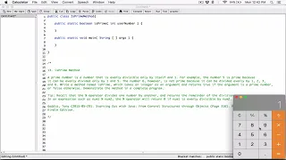 5 13 isPrime Method - Java