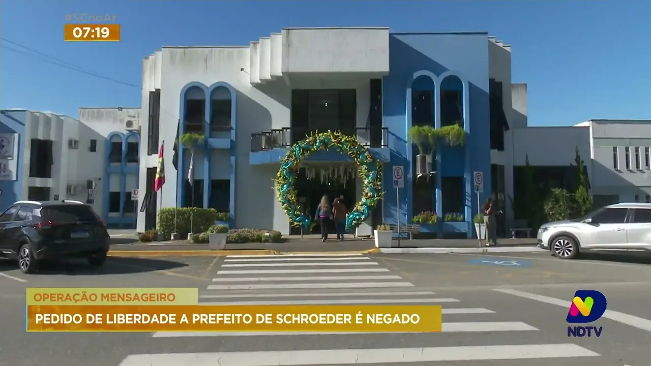 STJ nega pedido de liberdade feito pelo prefeito de Schroeder na quarta fase da operação mensageiro