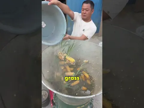 This Machine Makes Animal Feed in Seconds! 😱 | #shorts