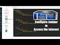 How to setup Juniper to access the Internet Zone Policy NAT DHCP