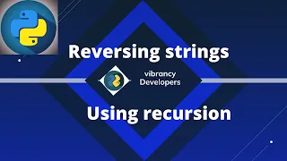 Using a recursive function to reverse a string in python
