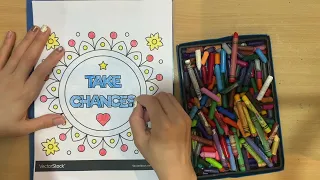 Color the sunflower picture
