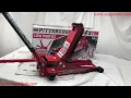 Harbor Freight Pittsburgh 3 ton Low Profile Rapid Pump Floor Jack - How to fill Hydraulic Fluid