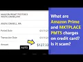 Amazon Prime PMTS and Amazon MKTPLACE PMTS charges - what is it Is it scam or legit payment