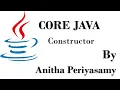 Constructor Types of Constructors - Java Programming