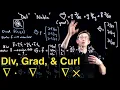 Div Grad and Curl Vector Calculus Building Blocks for PDEs Divergence Gradient and Curl