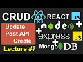 React Node JS Mongo Crud - Update Post API Create in Node Express JS and MongoDB in Hindi
