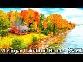 Michigan Waterfront Property For Sale Lakefront Homes For Sale 295k Michigan Lake Cottage