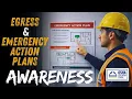 Egress Emergency Action Plans Training Fire Evacuation Safety Workplace Safety Certification