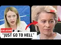 Download Lagu MELONI EXPLODES Against Von Der Leyen: ITALY THREATENS EU EXIT!