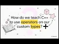 OOP CH 6 Operator Overloading and Type Conversions in English