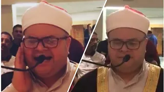 الشيخ صديق محمود المنشاوي يرفع الآذان من دولة فرجينيا دندنها