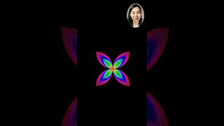 Create A Rainbow Butterfly Pattern Using Python in 5 Mins