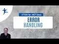 HTMX for NET Devs - Error Handling