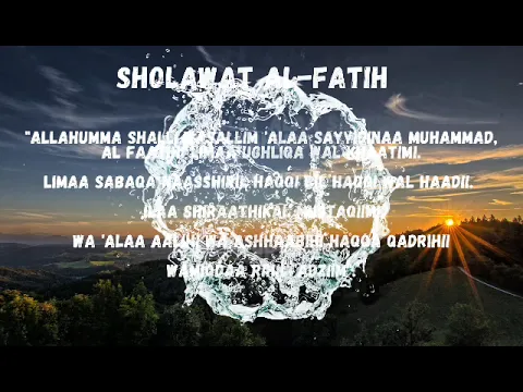 Download MP3 SHOLAWAT AL-FATIH