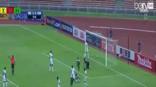 هدف المنتخب العراقي على المنتخب السعودي تصفيات كاس العالم تعليق عصام الشوالي مهند عبدالرحميم 