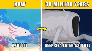Deep Sea Eater Axolotl Speculative Evolution