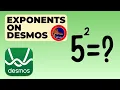 Lagu Hoe voer je exponenten in en los je ze op in Desmos?