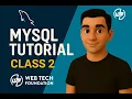 MySQL Class 2 - Table Constraints Explained PRIMARY KEY UNIQUE NOT NULL etc SQL Tutorial