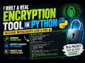 I Built a Real Encryption Tool in Python Secure Messages Like a Pro
